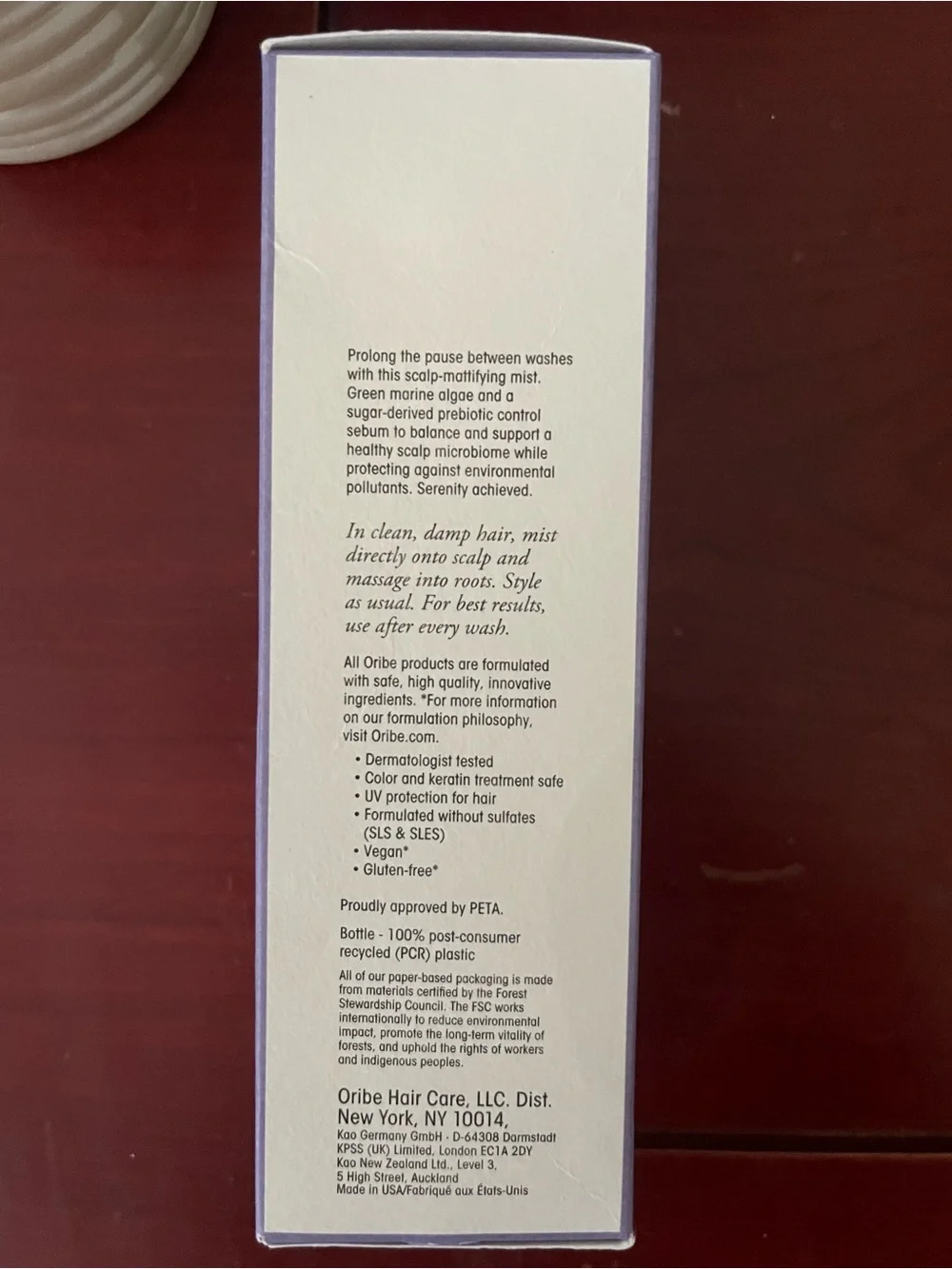 Oribe Serene Scalp Oil Control Treatment Mist